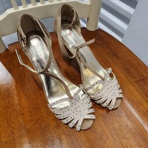 JustFab peep toe Sandal